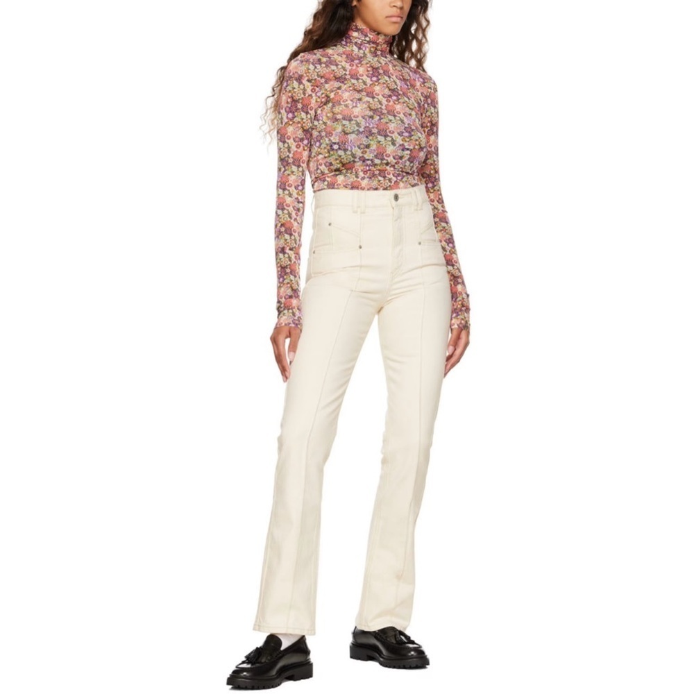 Isabel Marant Off-White Lirokae Jeans